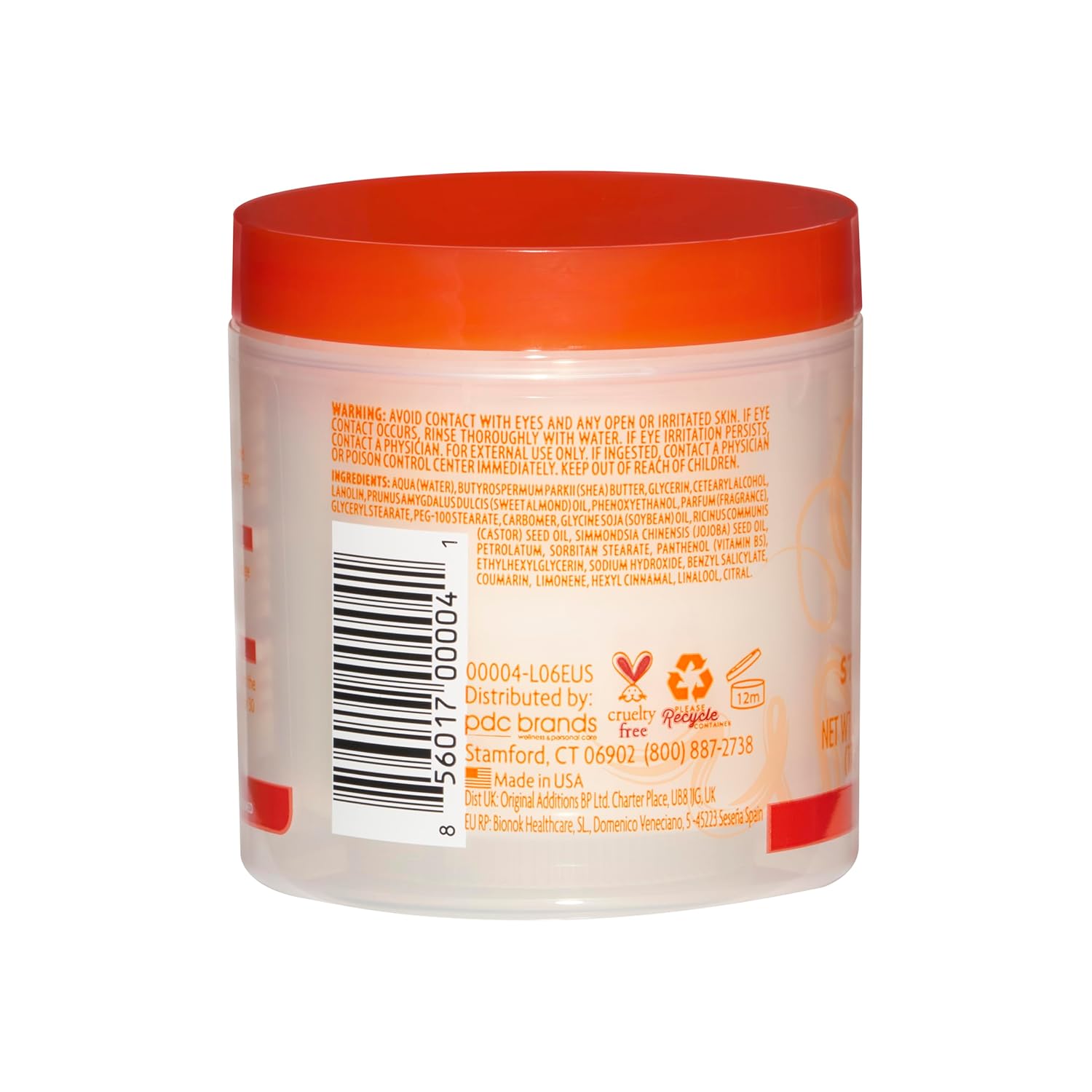 Cantu Shea Butter Grow Strong Strengthening Treatment hair care jar with red lid