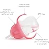 Munchkin Click Lock Tip and Sip pink sippy cup with spill-proof valve