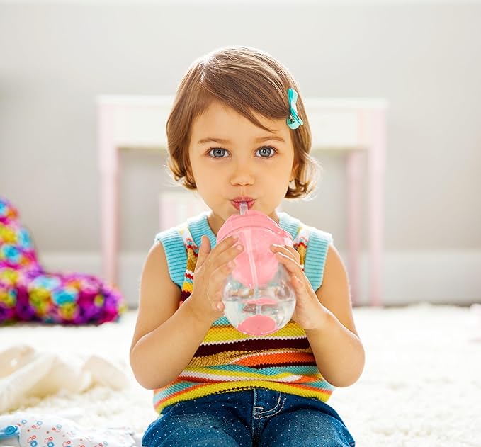 Munchkin Click Lock Tip & Sip pink 207ml sippy cup for babies 6 months plus