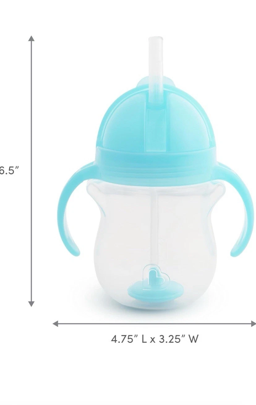 Munchkin Click Lock Tip and Sip sippy cup 207ml blue with handles