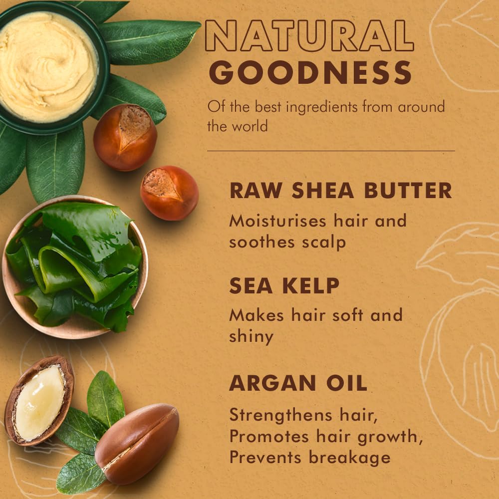 SheaMoisture Raw Shea Butter Deep Moisturising Detangler 236ml bottle with natural ingredients