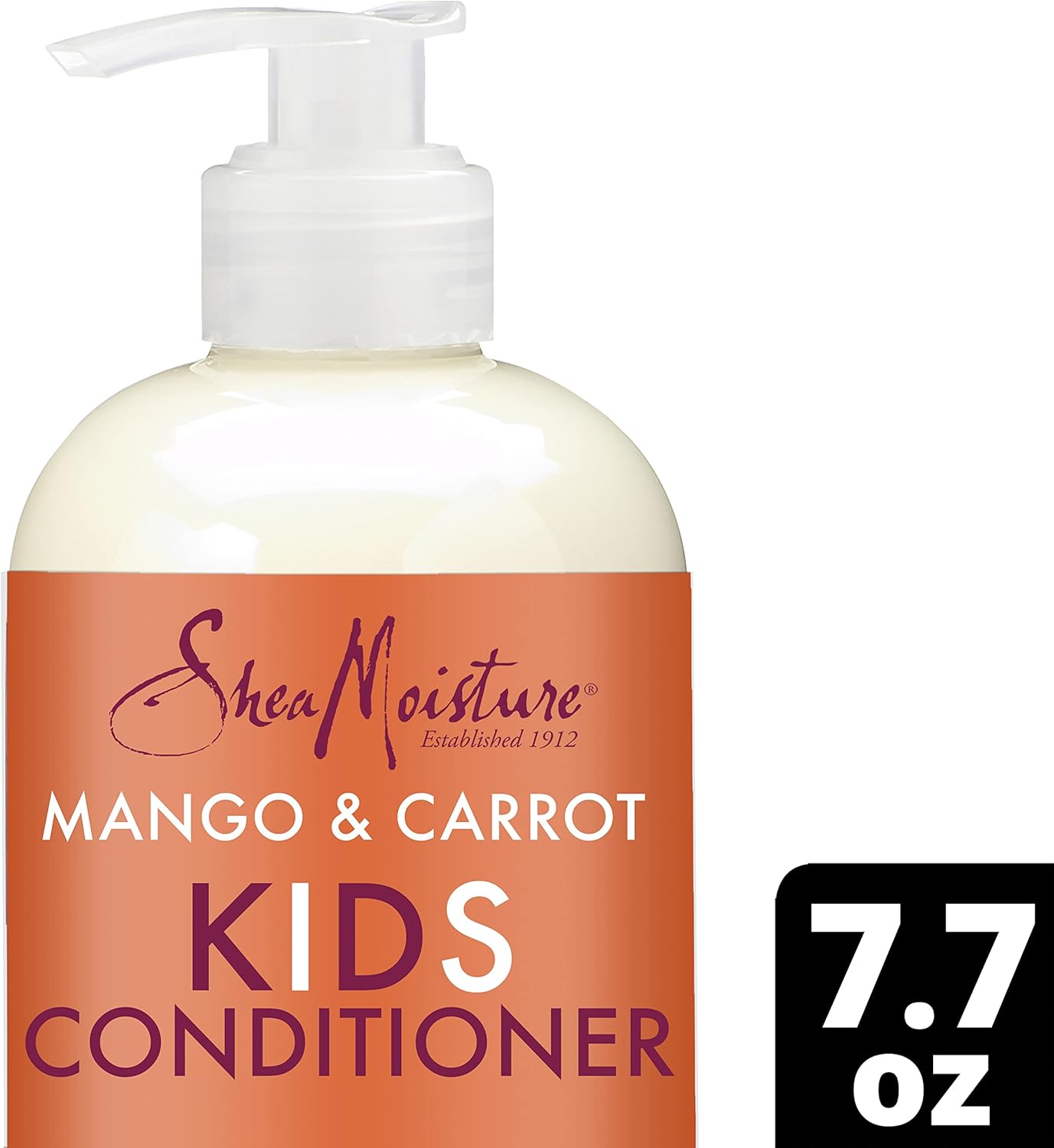 SheaMoisture Mango & Carrot Kids Extra-Nourishing Conditioner 237ml pump bottle