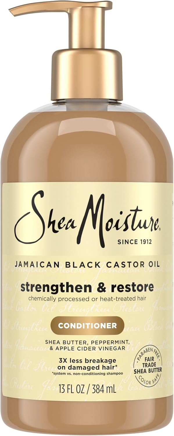 SheaMoisture Jamaican Black Castor Oil Strengthen Restore Conditioner 384ml pump bottle