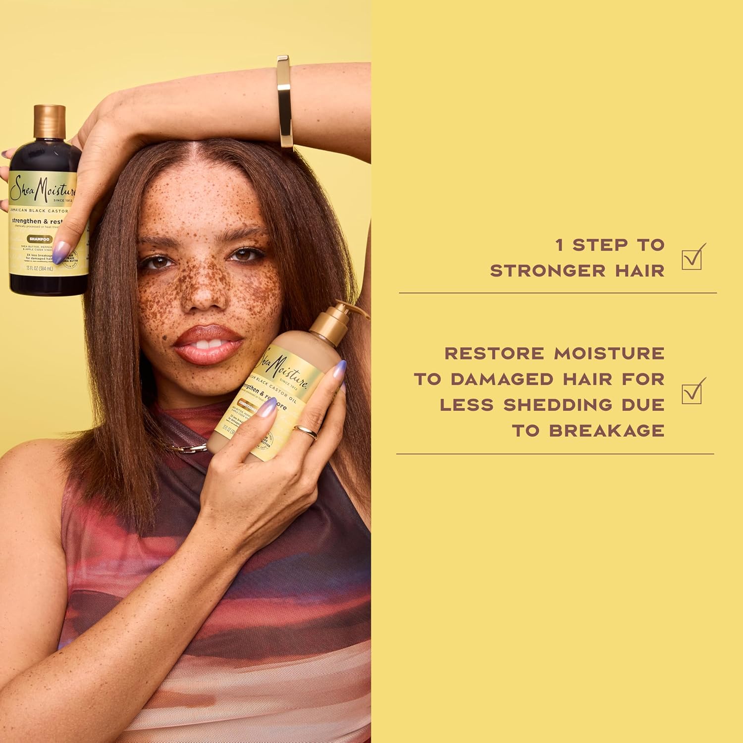SheaMoisture Jamaican Black Castor Oil Strengthen and Restore Conditioner 384ml bottle
