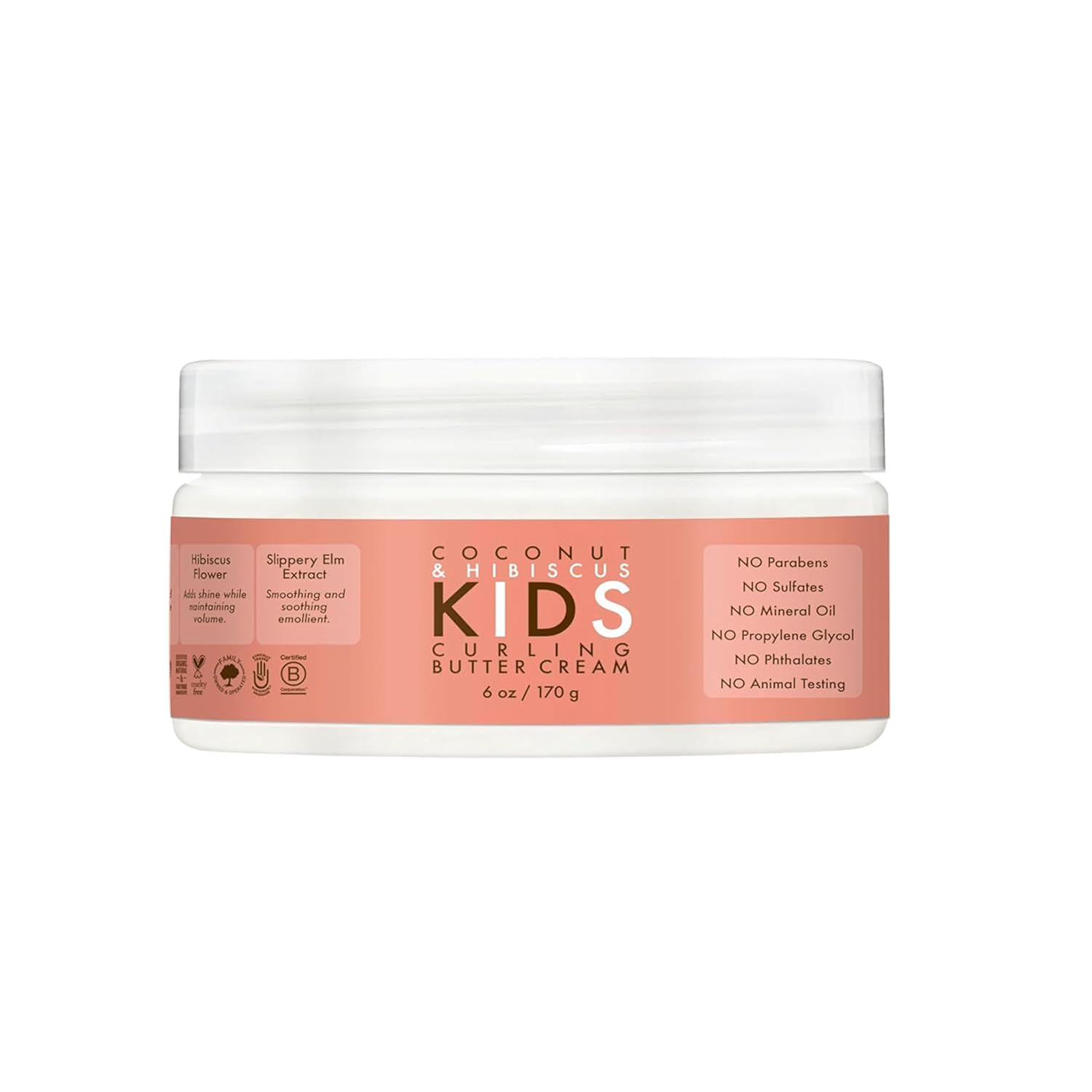 SheaMoisture Coconut & Hibiscus Kids' Curling Butter Cream 170g jar