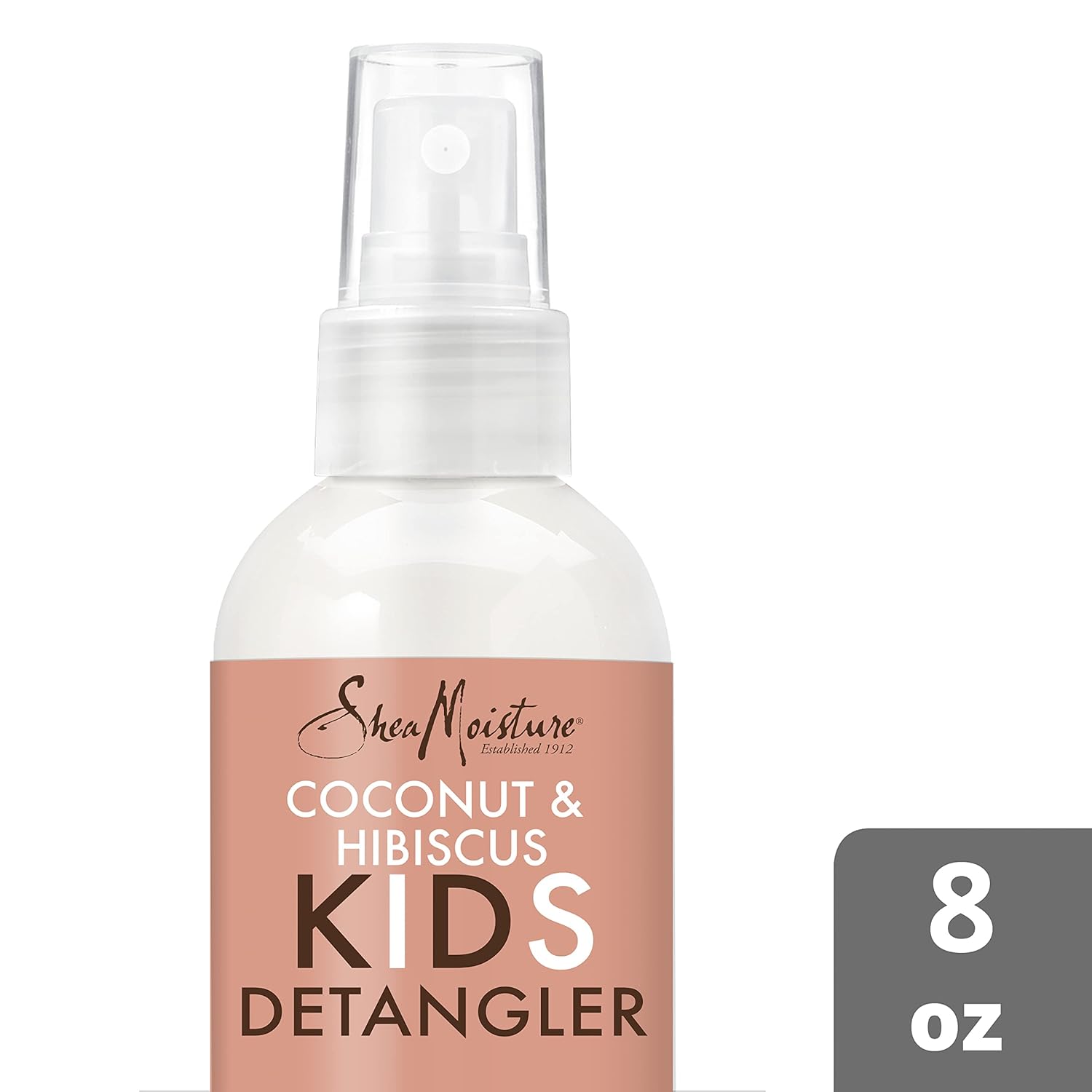 SheaMoisture Coconut & Hibiscus Kids Extra-Moisturising Detangler 237ml spray bottle