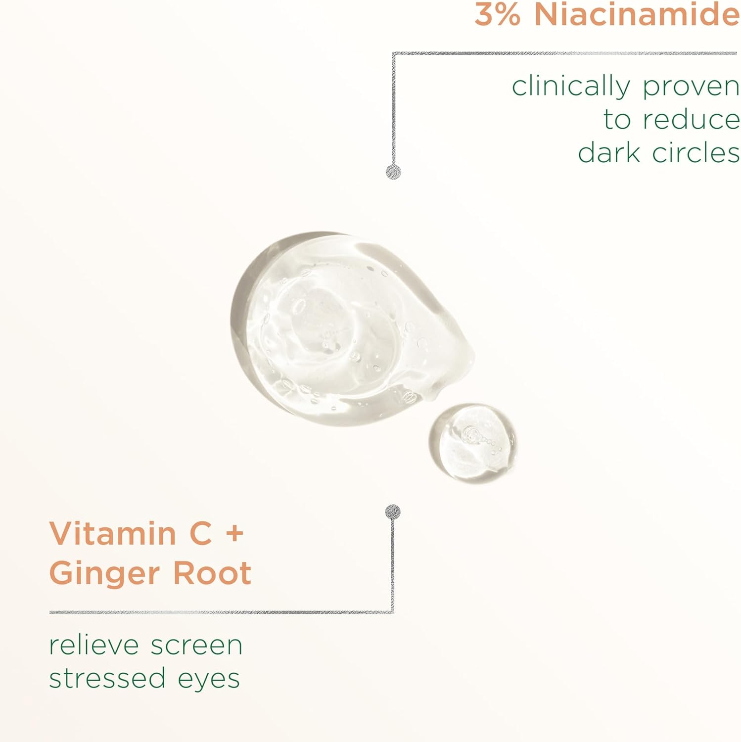 Simple Protect 'n' Glow Brightening Eye Gel 25 ml with niacinamide