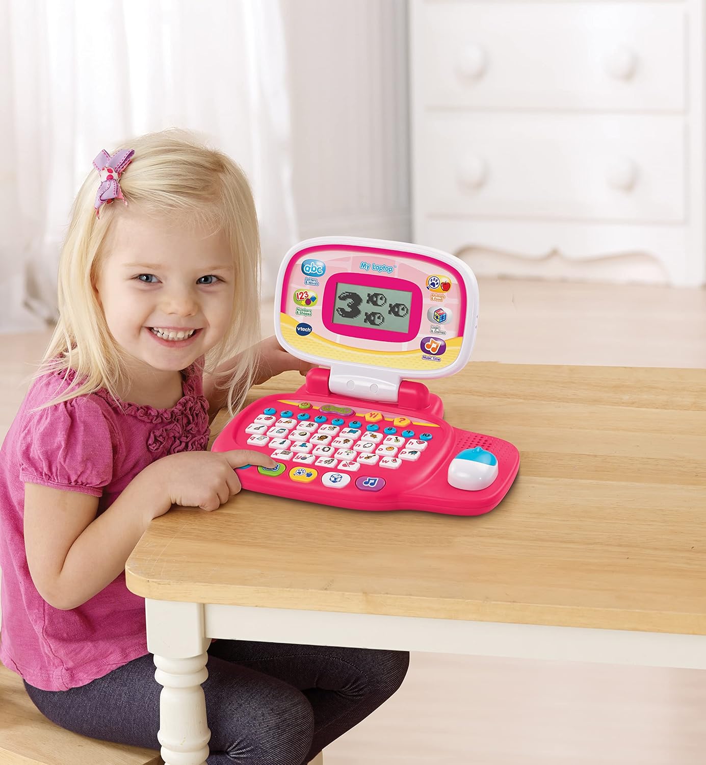 VTech My Laptop pink educational toy for ages 3-6 years