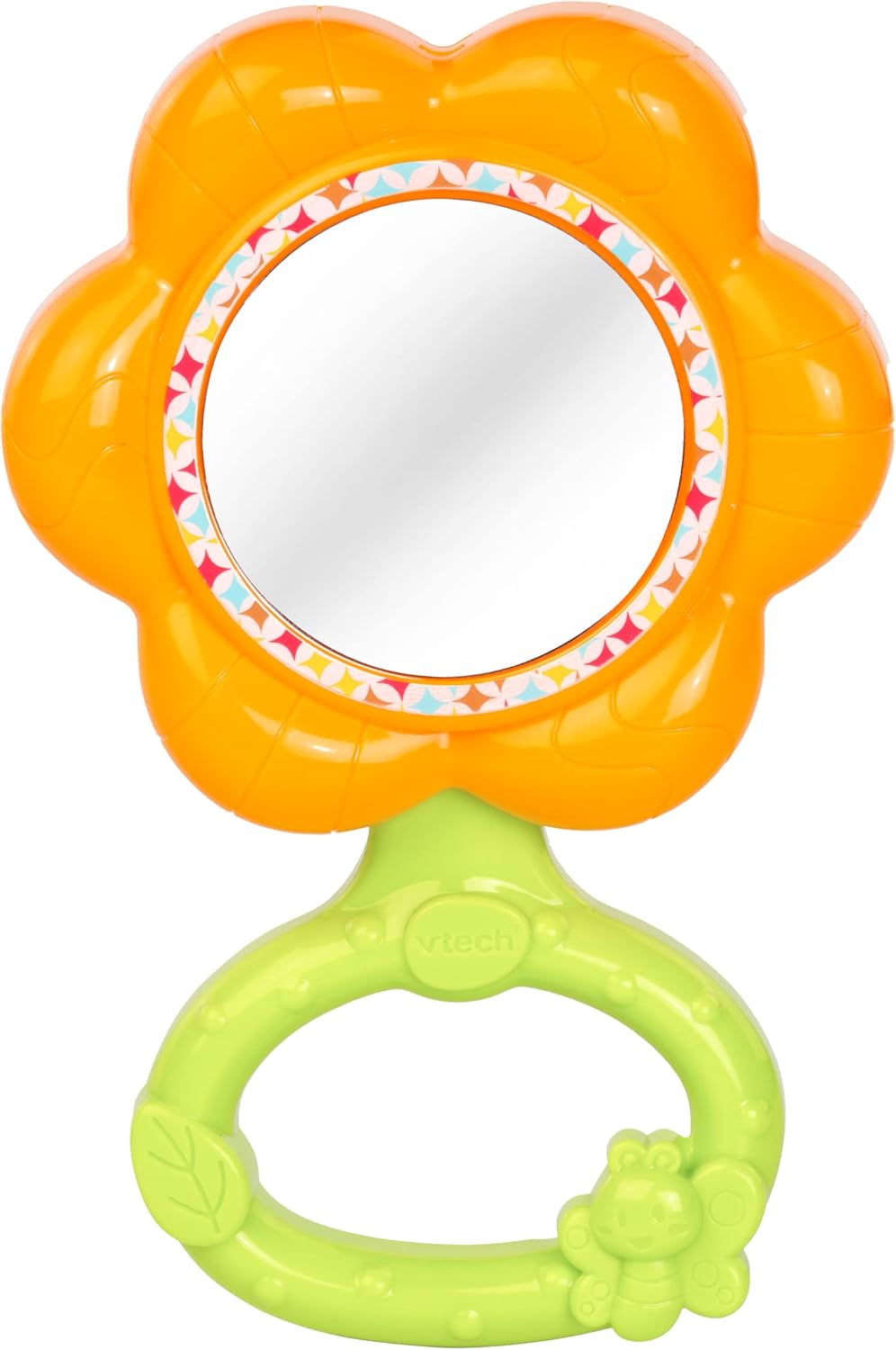 VTech My 1st Gift Set yellow flower mirror with green teething ring toy