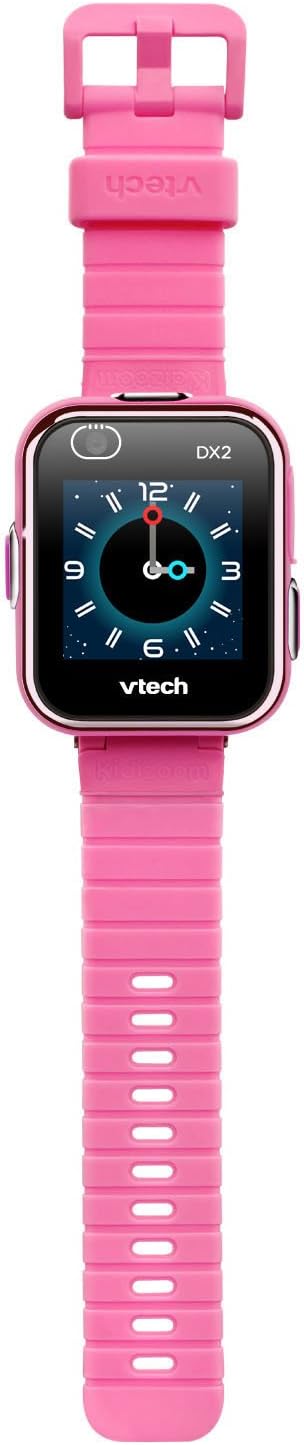 VTech KidiZoom Smartwatch DX2 pink with digital clock display