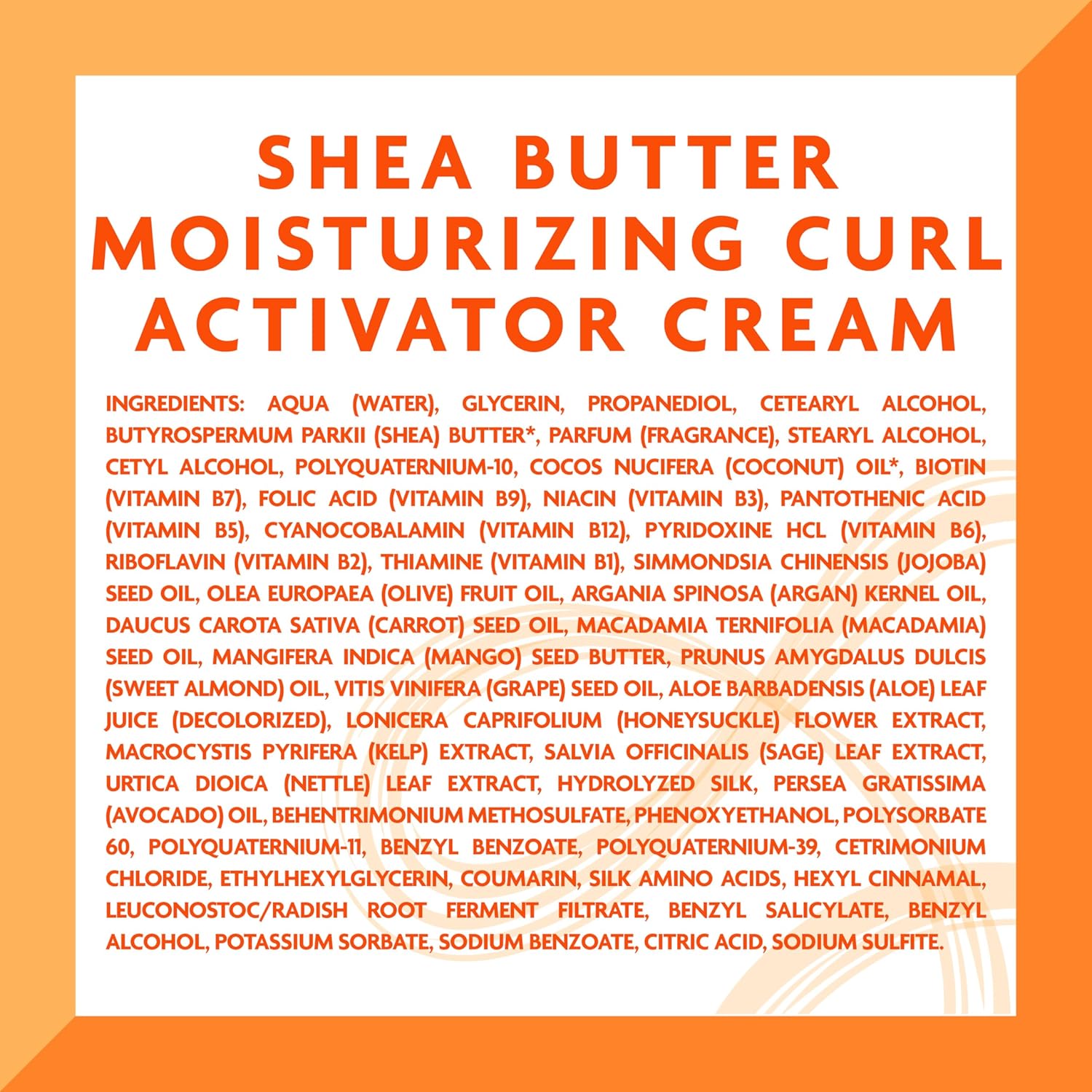 Cantu Shea Butter Moisturizing Curl Activator Cream 400ml jar