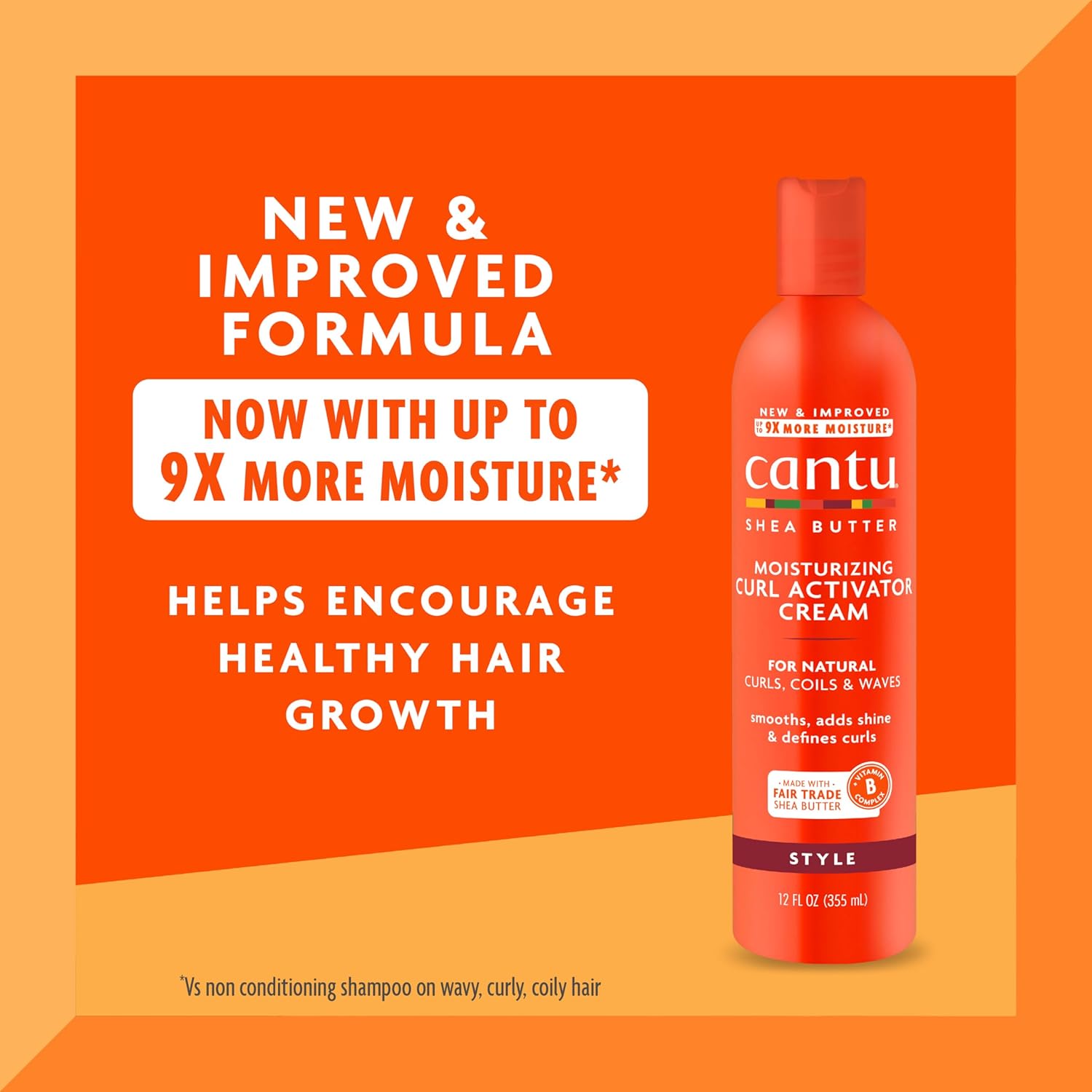 Cantu Shea Butter Moisturising Curl Activator Cream 355ml red bottle