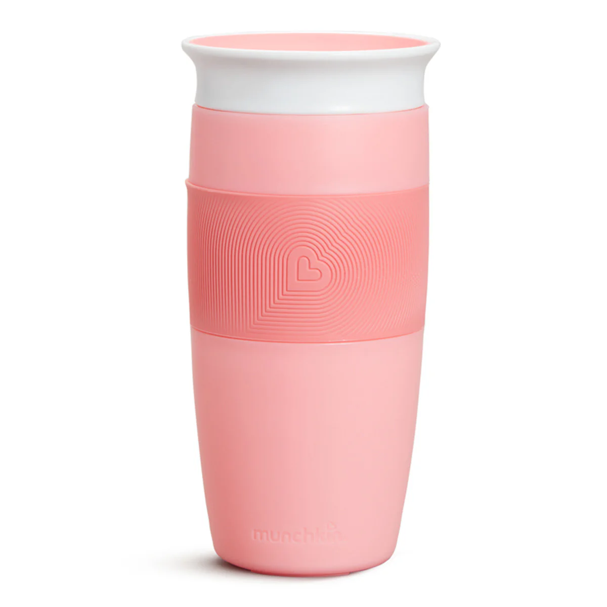 Munchkin Miracle 360° pink sippy cup 14oz for toddlers 18 months