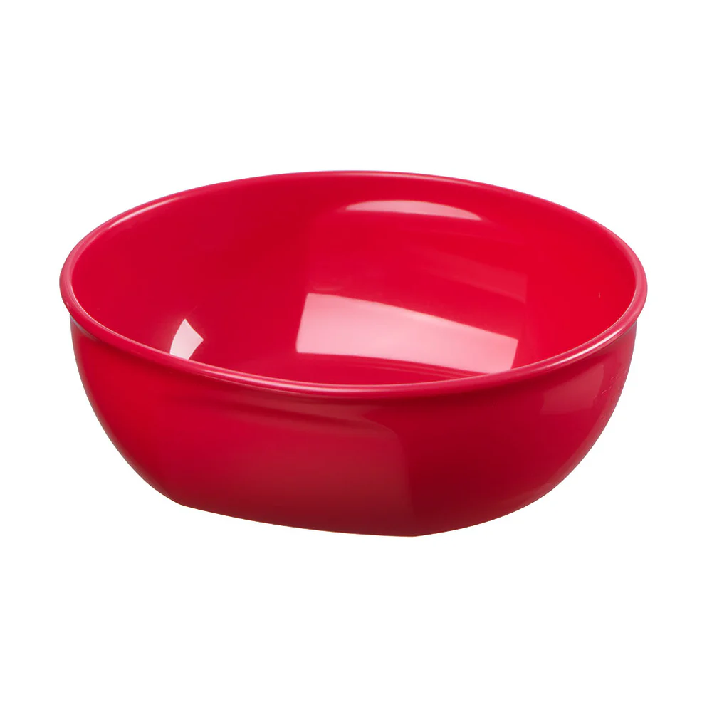 Vital Baby Nourish Perfectly Simple red baby bowl, five pack