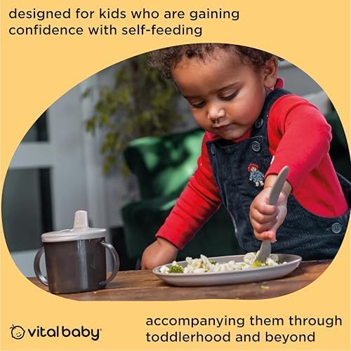 Vital Baby NOURISH Perfectly Simple Cutlery 15-piece set for toddlers