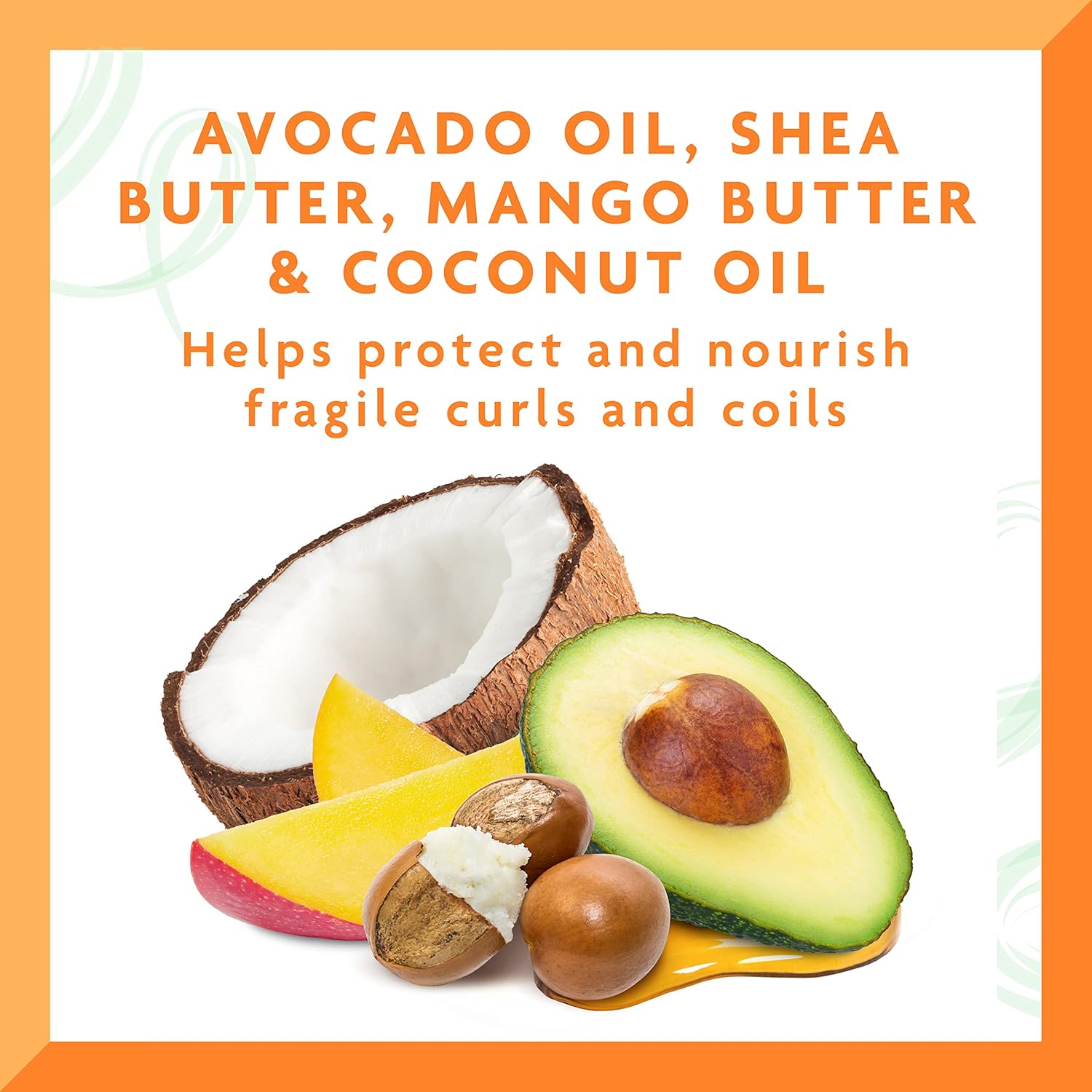 Cantu Avocado Hydrating Curling Cream with avocado oil and shea butter