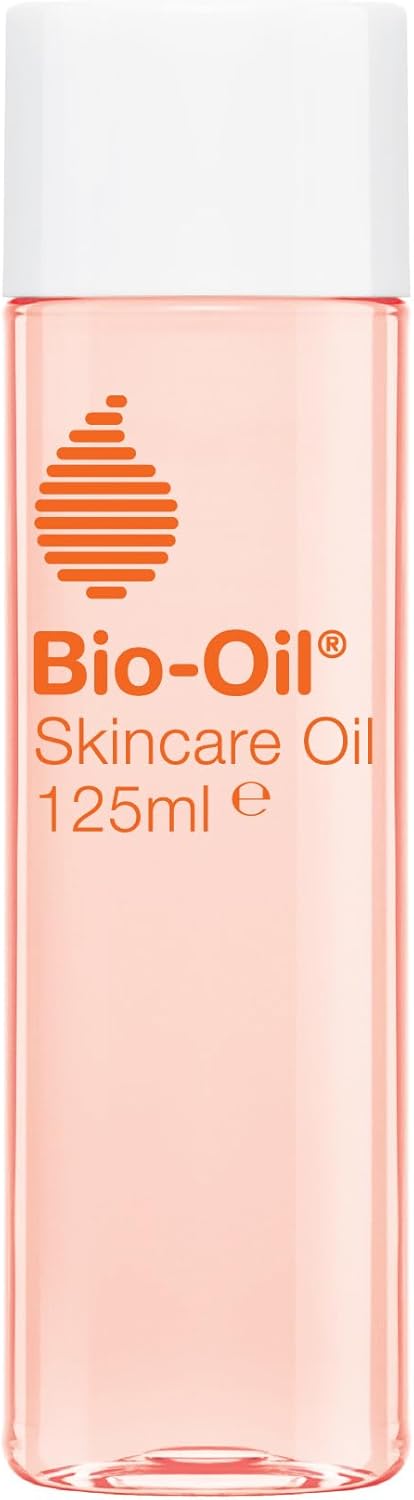 Bio-Oil Skincare Oil 125ml peach-coloured bottle with orange branding