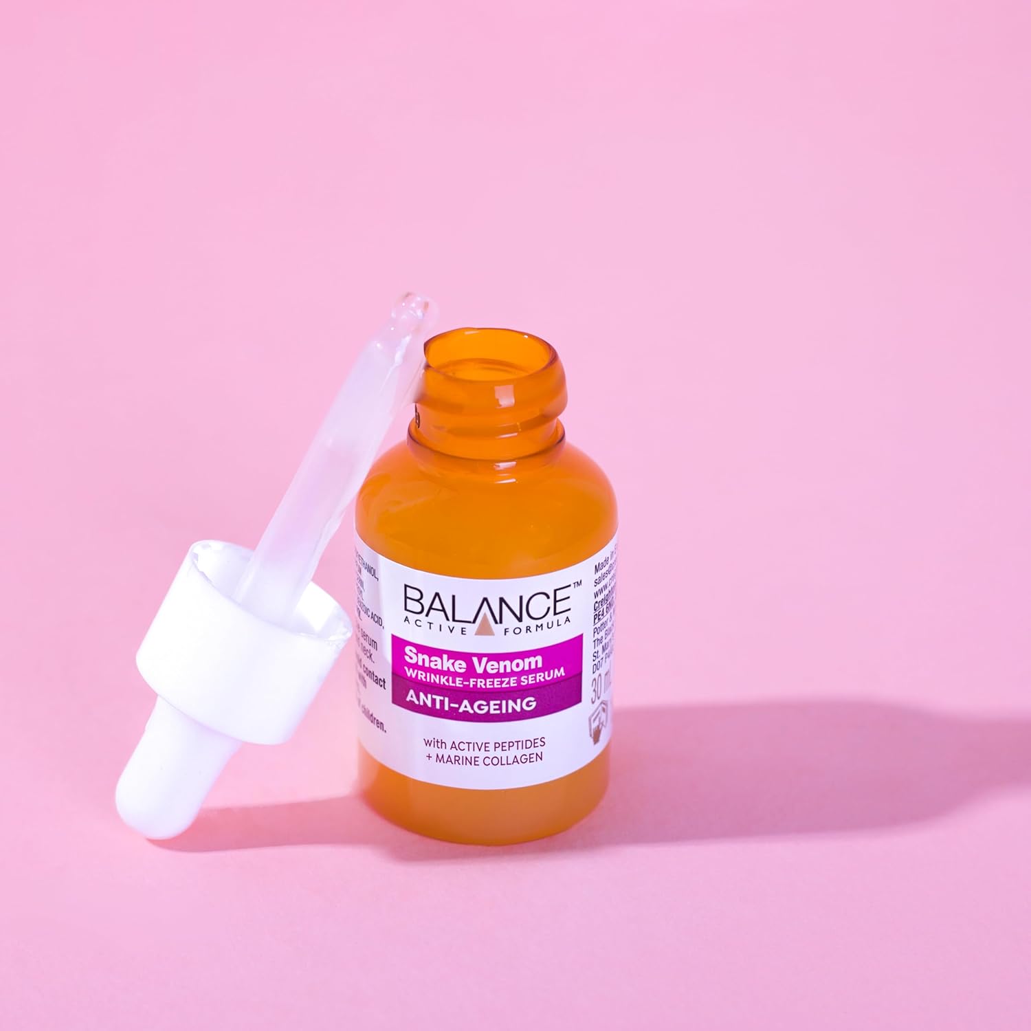 Balance Active Formula Snake Venom Wrinkle-Freeze Serum anti-ageing with dropper
