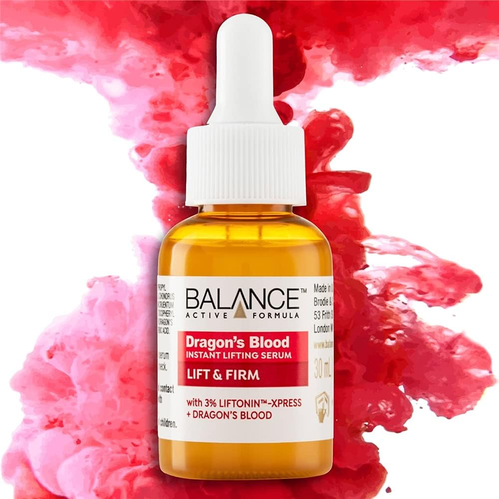 Balance Active Formula Dragon's Blood Instant Lifting Serum with dropper bottle