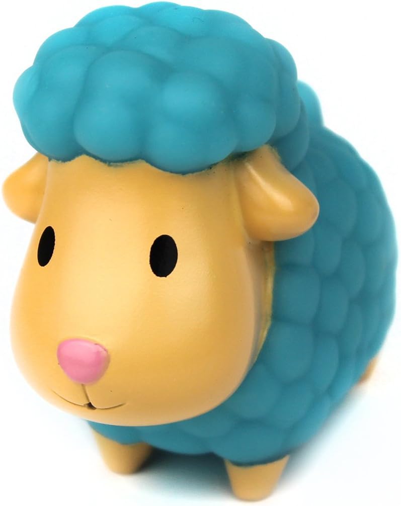 Munchkin Farm Bath Squirts yellow sheep turquoise wool four pack