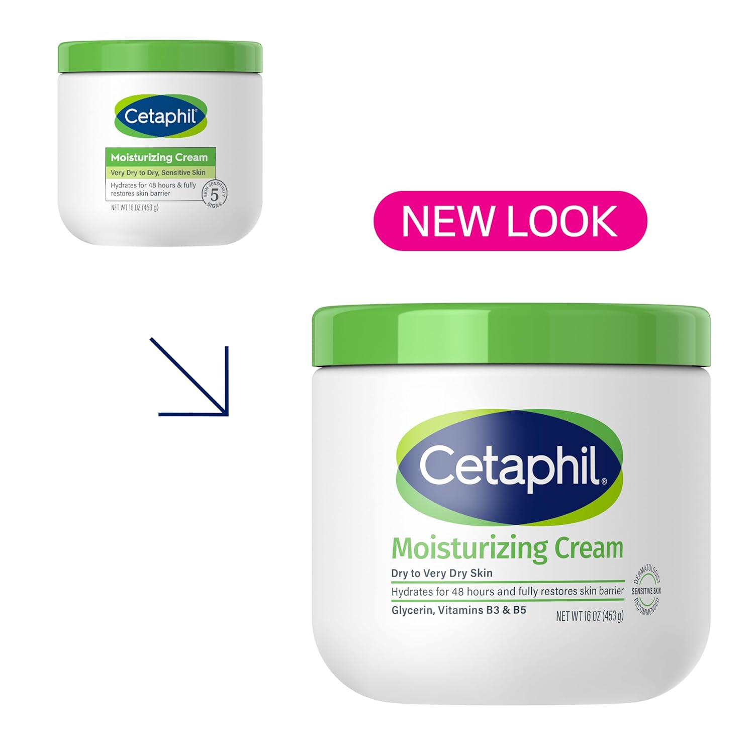 Cetaphil Moisturizing Cream 453g for dry and sensitive skin