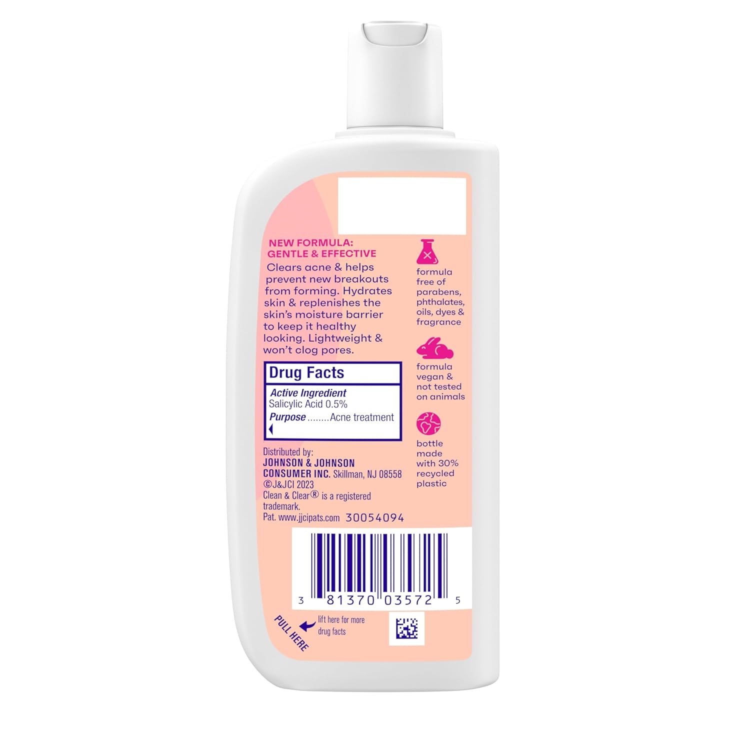 Clean & Clear Essentials Dual Action oil-free face moisturiser 118ml bottle