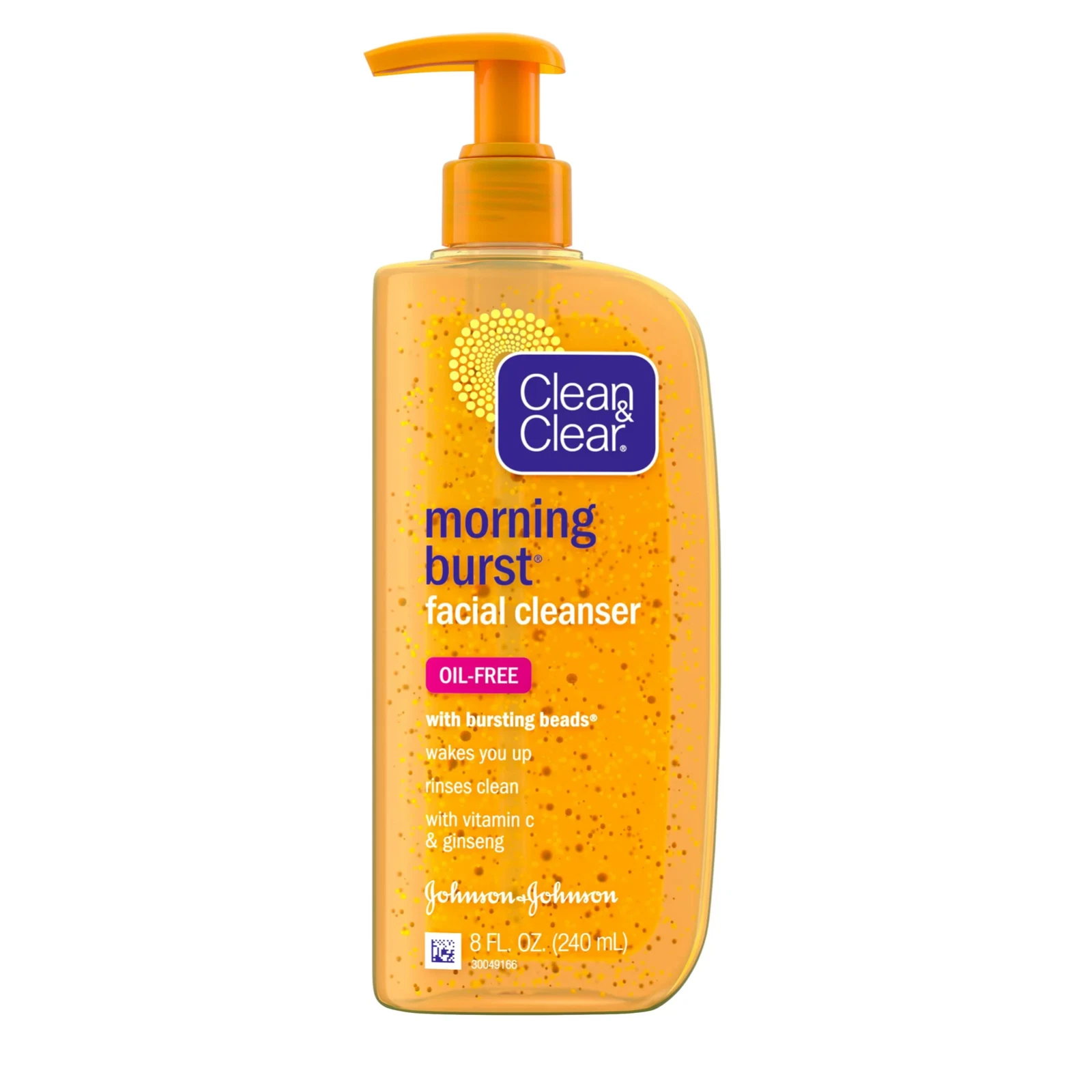 Clean & Clear Morning Burst oil-free facial cleanser with bursting beads 240ml