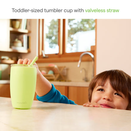 Munchkin Simple Clean straw cup, 296ml, lime green, 12 months plus