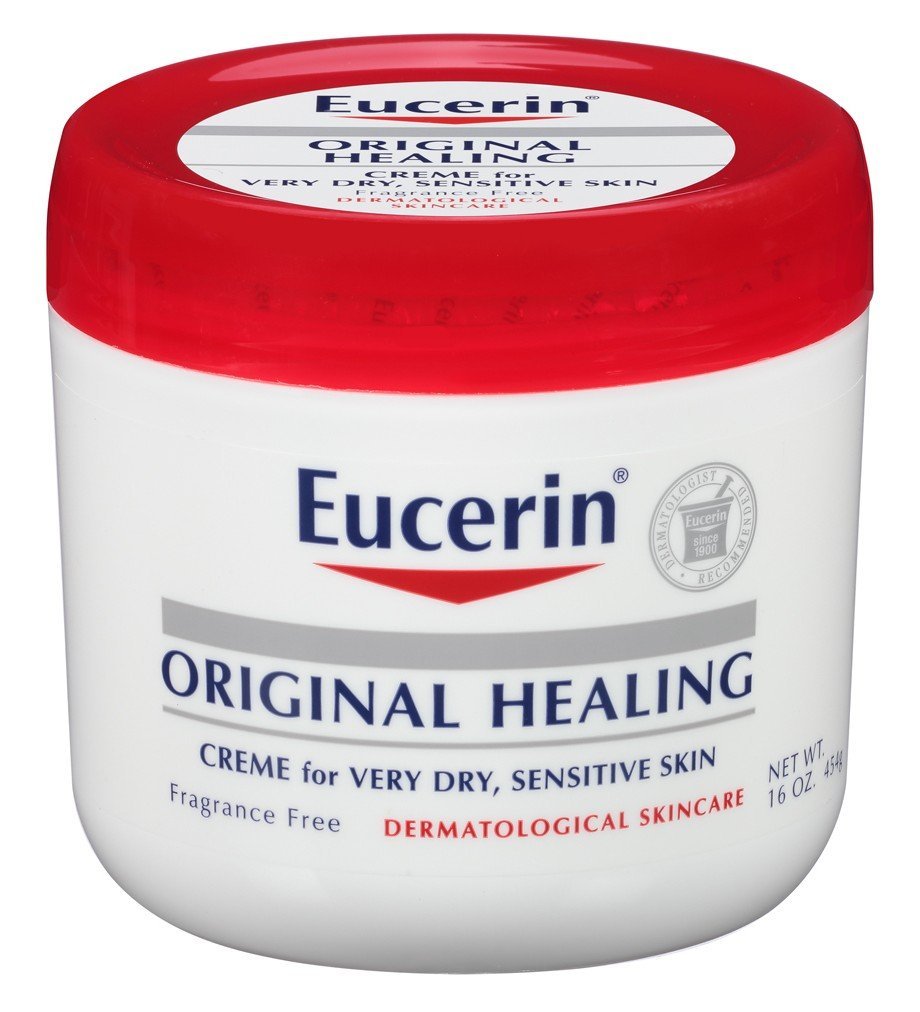 Eucerin Original Healing Cream 16 oz jar for very dry sensitive skin