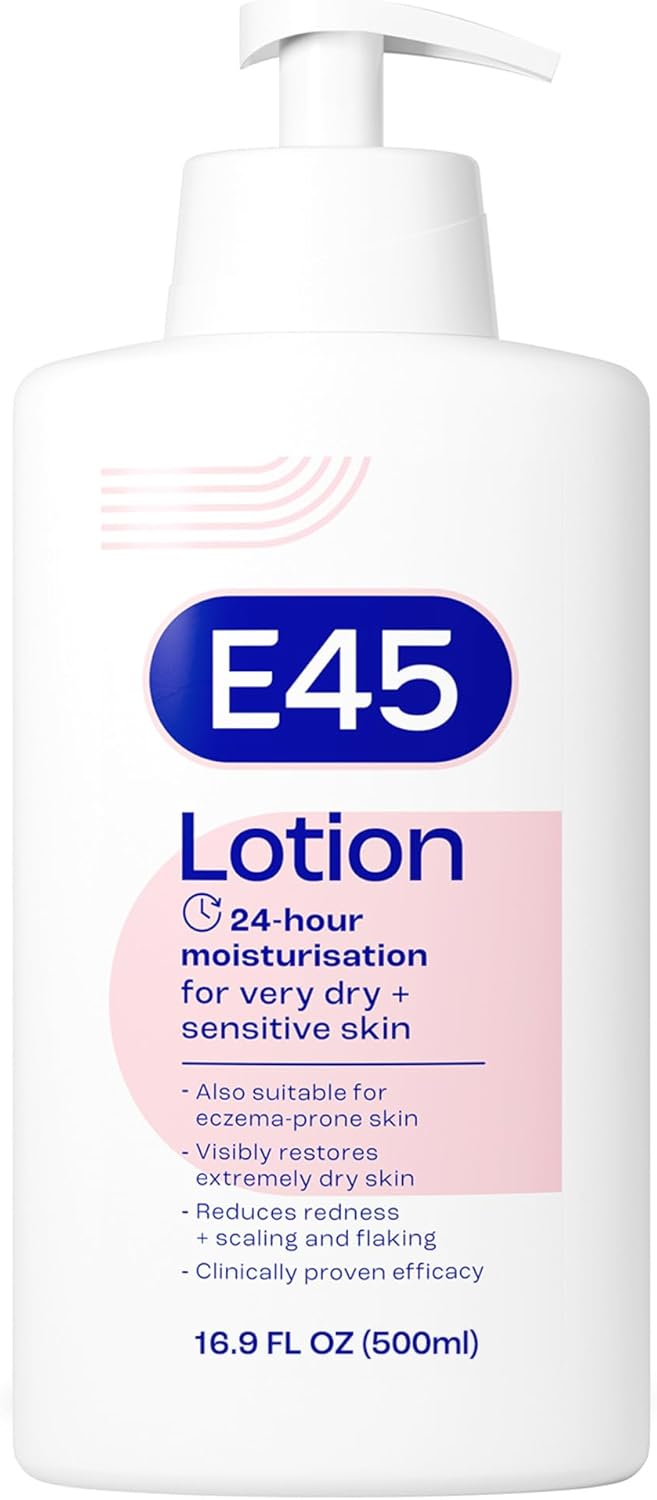 E45 Lotion 500ml moisturising for very dry sensitive skin