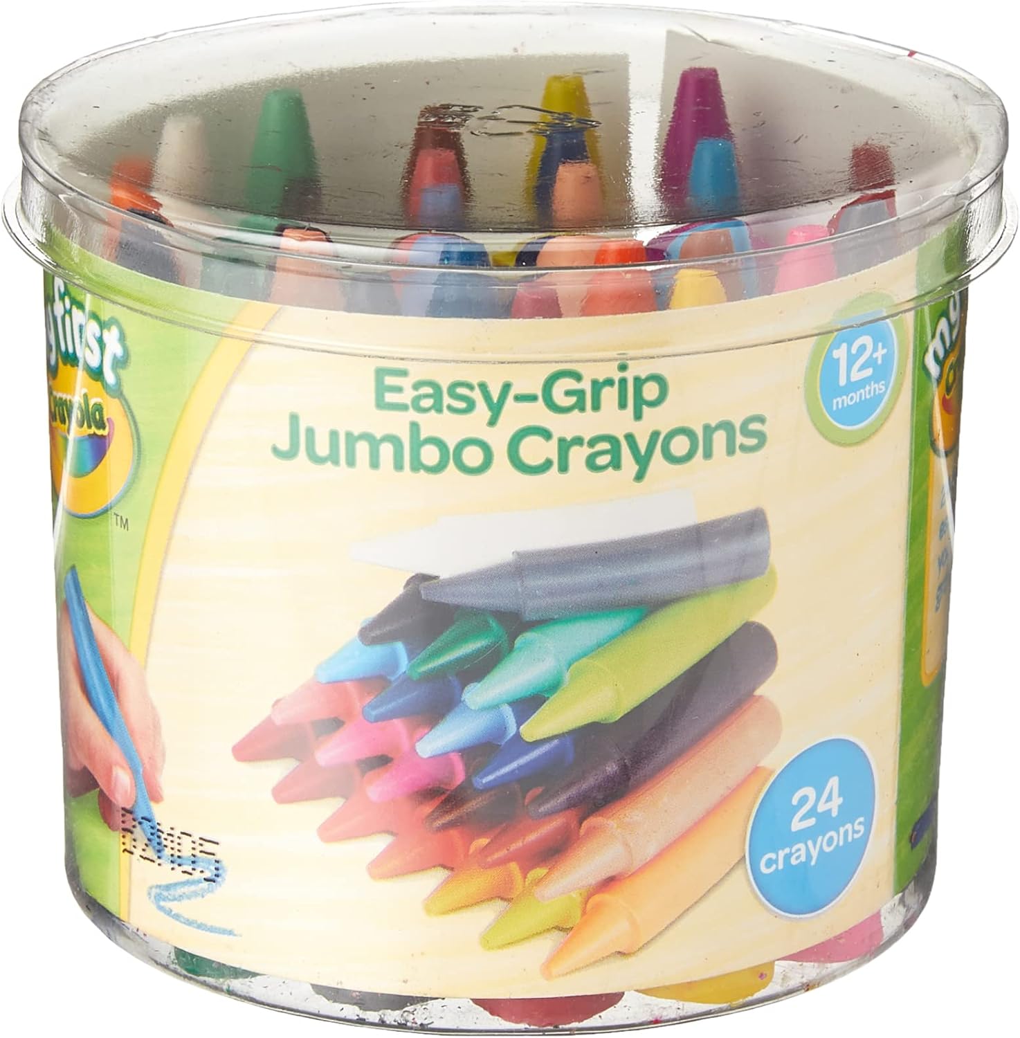 Crayola Easy-Grip Jumbo Crayons 24 count for ages 12 months plus