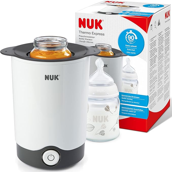 Nuk Thermo Express white and black bottle warmer with heating function