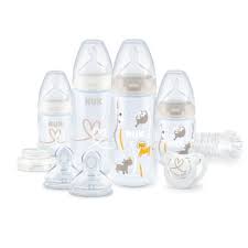 Nuk First Choice temperature control bottle starter set newborn six months