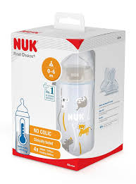 Nuk First Choice Temperature Control bottles 300ml pack of four newborn