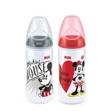 Nuk Disney Minnie Mouse First Choice+ baby bottles 300ml, 6-18 months