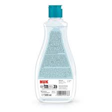 Nuk Baby Bottle Cleanser 500ml clear liquid with turquoise cap