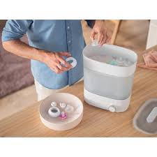 Philips Avent Advanced Steam Electric Bottle Steriliser white compact unit