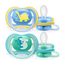 Philips Avent Ultra Air soothers 18M+ blue and turquoise two pack