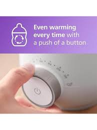 Philips Avent SCF355/00 Quick Bottle Warmer with power button