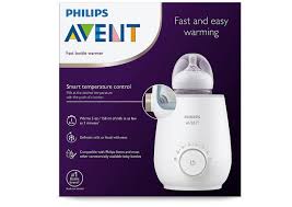 Philips Avent SCF355/00 Quick Bottle Warmer white with packaging box