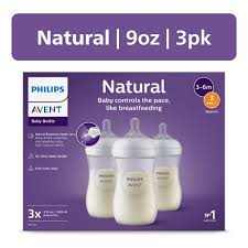 Philips Avent Natural Response 3.0 feeding bottles 260ml pack of three