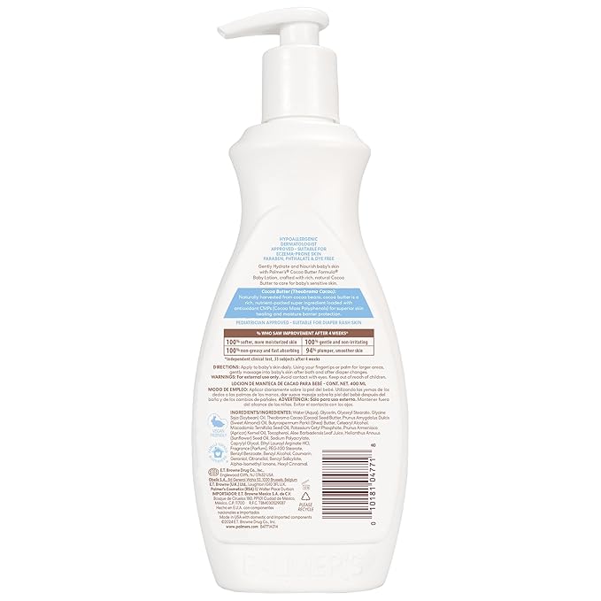 Palmer's Cocoa Butter Formula Baby Butter Gentle Daily Lotion 250 ml pump bottle