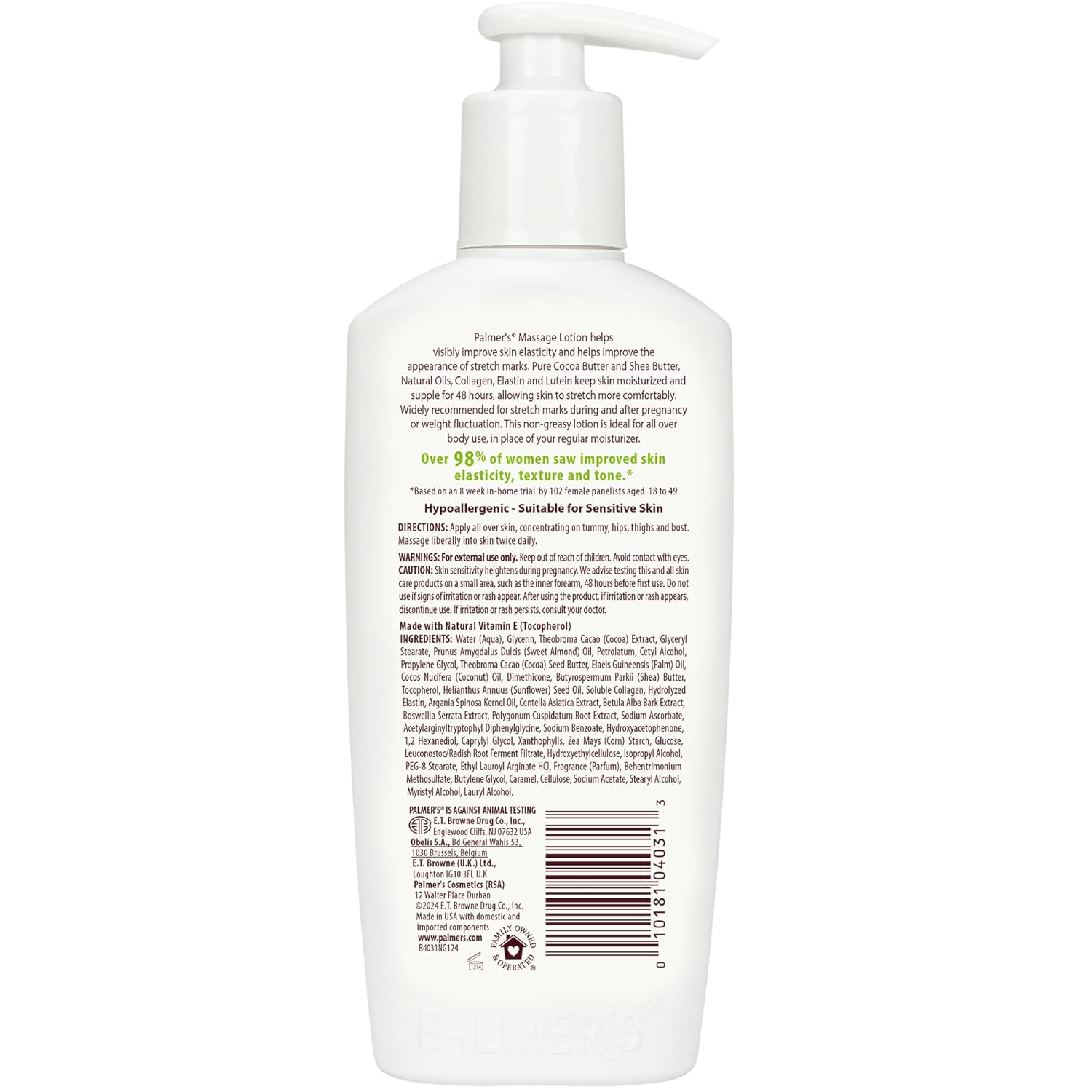 Palmer's Cocoa Butter Formula Massage Lotion for Stretch Marks 250ml pump bottle