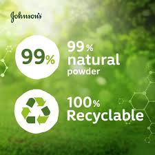 Johnson's Baby Regular Natural Powder 100g with 99% natural ingredients