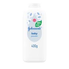 Johnson's Baby Powder Natural Cornstarch 400g white bottle
