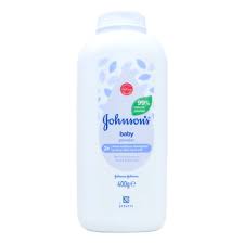 Johnson's Baby Powder Natural Cornstarch 400g white bottle