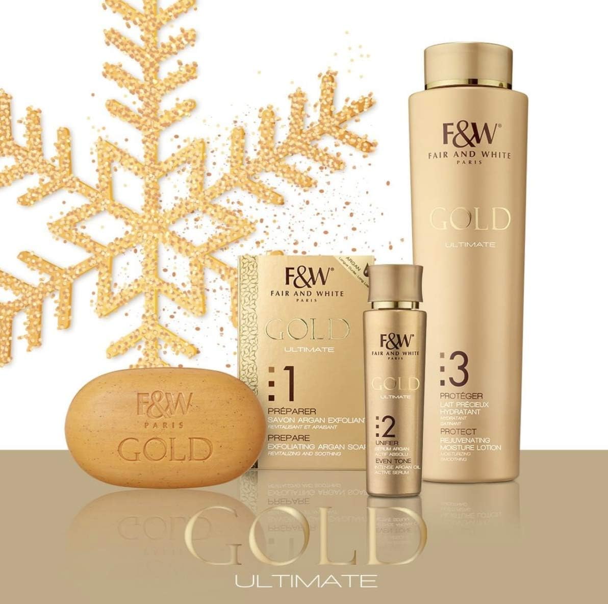 Fair and White Gold Ultimate number 3 rejuvenating moisture lotion 500ml