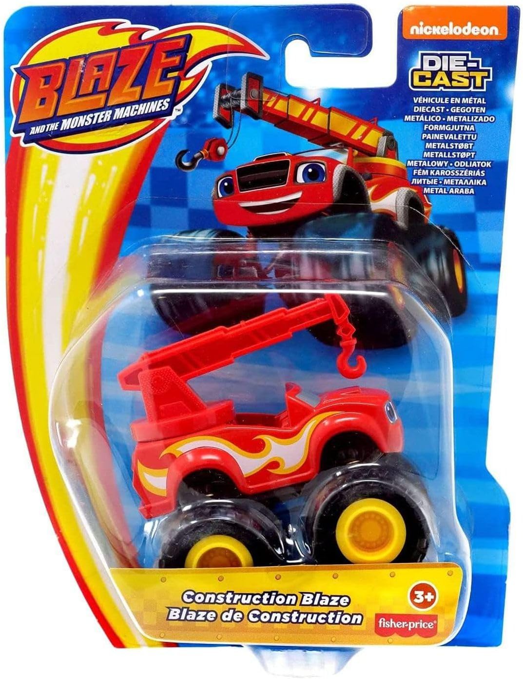 Blaze and the Monster Machines Construction Blaze red die-cast vehicle toy