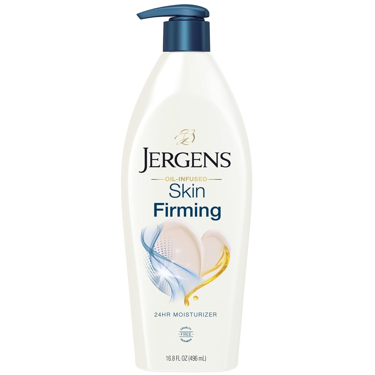 Jergens Oil-Infused Skin Firming 24hr Moisturizer 496ml pump bottle