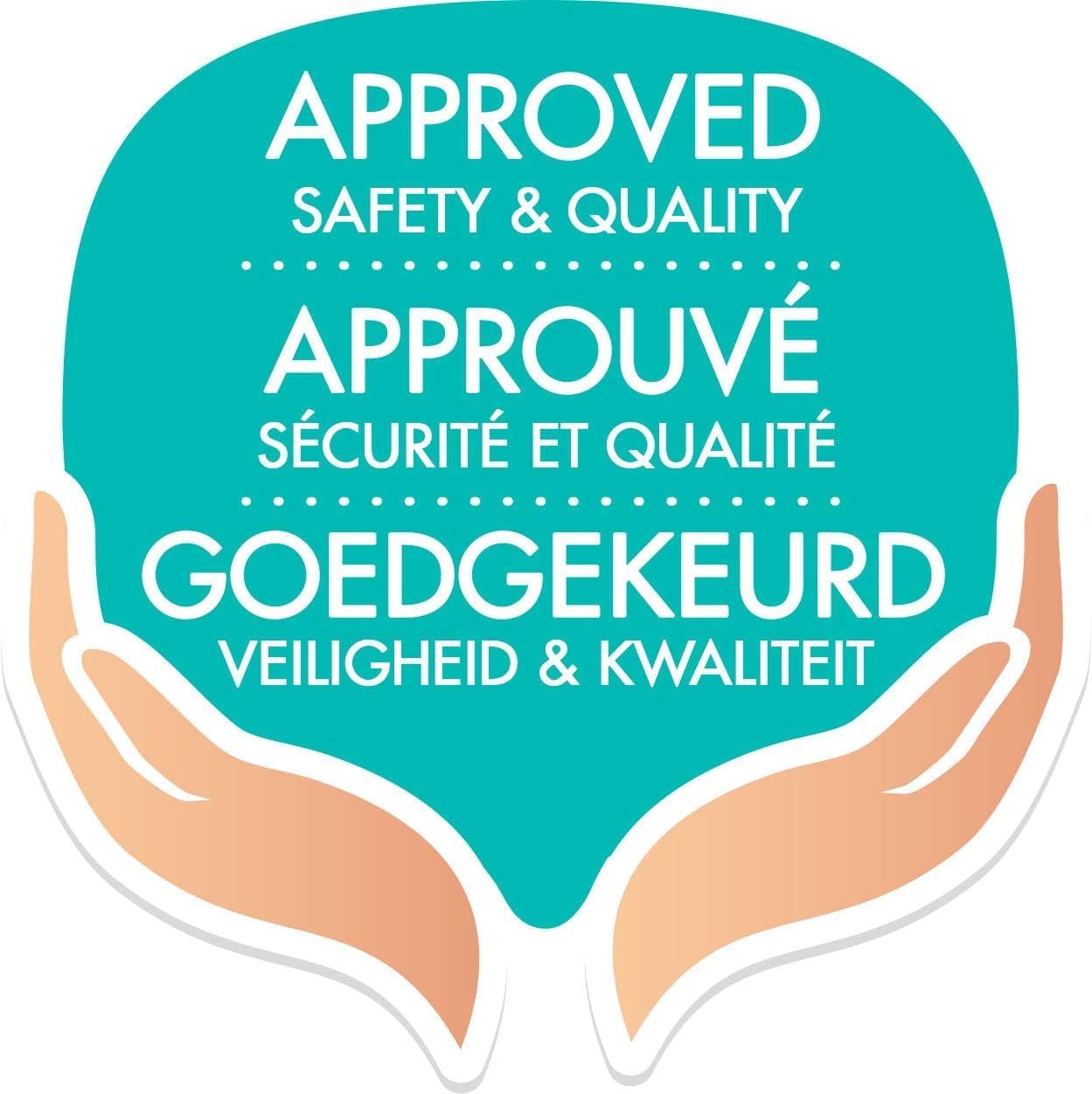 Tiny Love Soothe 'n Groove Mobile Tiny Princess Tales safety approval badge